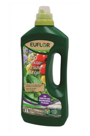 Euflor Bio Gemüse- und Kräuterdünger 1 L Flasche