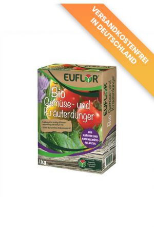 Euflor Bio Gemüse- und Kräuterdünger 1kg Faltschachtel