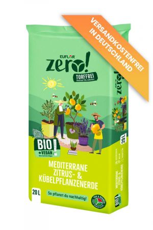 EUFLOR  zero! BIO Mediterrane Zitrus- und Kübelpflanzenerde 