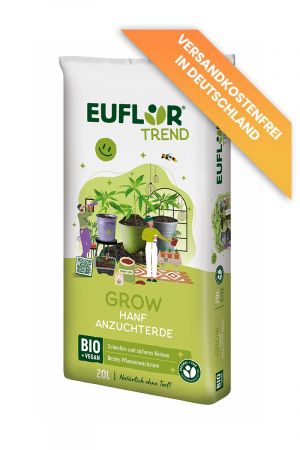 EUFLOR TREND: Grow Hanf Anzuchterde bio, vegan, torffrei