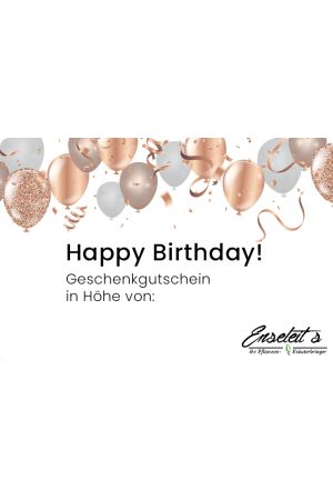 Geschenkgutschein "Happy Birthday"